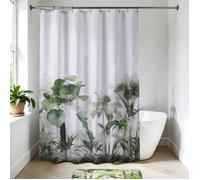 Tendance - Rideau de Douche Polyester 180x200 cm - Oasis - Salle de Bain - Rideaux