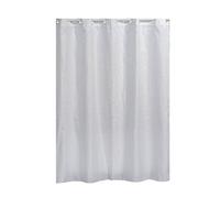 TENDANCE - Rideau de Douche Polyester avec Oeillets integres 180x200cm - Blanc