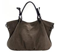 Tendance Sac à Main Femme Elégant Porté Epaule, Femmes Mode Toile Grand Hobo Top Poignée Tote Bag Casual Vintage Épaule Crossbody Sac À Main Cartable Purse Quotidienne for Le Travail Sac à épaule Sac