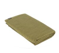Tendance - Serviette de bain 90x150 cm 100% coton damier - vert olive