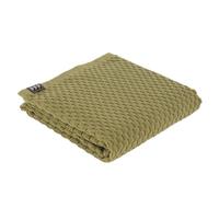 TENDANCE - Serviette de Toilette 50x90 cm 100% Coton Damier - Vert Olive