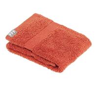 TENDANCE Serviette de Toilette Tissu éponge 100% Coton Terracotta 30 x 50 cm