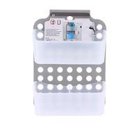 Serviteur Pp Pour Paroi De Douche + 2 Paniers - Gris/transparent - TENDANCE