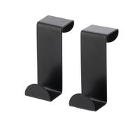 Tendance - Set 2 Petites pateres Acier Inoxydable a Suspendre - Noir