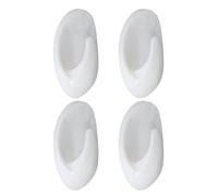 Tendance - Set de 4 Crochets ABS 3m - Blanc - Salle de Bain - Accessoire Utilitaire