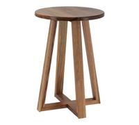 Tendance - Tabouret pieds et plateau acacia - acacia
