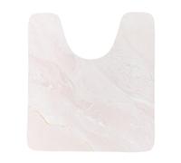 Tendance - Tapis Contour WC Absorbant Souple 45x50cm - Façon Marbre Beige - Salle de Bain - Tapis