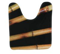 TENDANCE Tapis Contour WC en Microfibre 45 x 50 cm déco Bath Time