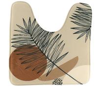 TENDANCE Tapis Contour WC en Microfibre 45 x 50 cm déco Reconnect