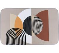 Tendance | Tapis de bain - 45 x 75 cm - Multicolore - Tapis de salle de bain