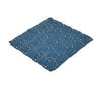TENDANCE Tapis Fond de Douche Anti-dérapant Bulles 50 x 50 cm Bleu Canard