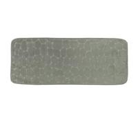 Tendance - Tapis Mémoire de Forme Microfibre Galet 45x120 cm - Kaki - Salle de Bain - Tapis