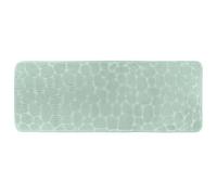 Tendance - Tapis Mémoire de Forme Microfibre Galet 45x120 cm - Vert Eucalyptus - Salle de Bain - Tapis