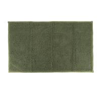 TENDANCE Tapis de Salle de Bain Vert Kaki en Microfibre Boules 45 x 75 cm