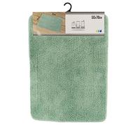 Tendance - Tapis Microfibre Doux Dessous Latex 50x70cm - Vert Amande