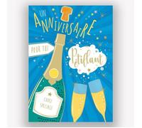 TENDANCES EDITIONS - Carte Maxi Traditionnelle 36 cm x 26 cm - Un Anniversaire Pétillant - 25194