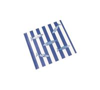 Tendances Fêtes - 12 SERVIETTES PAPIER CLUB SARDINES 33CM BLEU