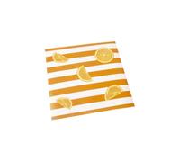 Tendances Fêtes - 12 SERVIETTES PAPIER RAYURES AGRUME 33CM ORANGE