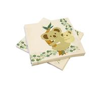 Tendances Fêtes - 20 SERVIETTES PAPIER KOALA EUCALYPTUS 33CM