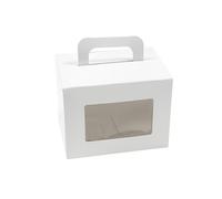 Tendances Fêtes - 3 BOÎTE PÂTISSIÈRE Carton FENÊTRE 10.5X7.5X7.7CM