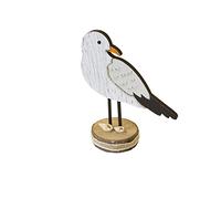 Tendances Fêtes - DÉCOR DE TABLE MOUETTE BOIS 12CM BLANC