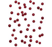 TENDANCES FETES-HOBI Boules Deco Paillettées 8 mm 10 g Rouge