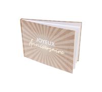 Tendances Fêtes - LIVRE D'OR ANNIVERSAIRE ÉCLAT 80P 15.5X21.5CM