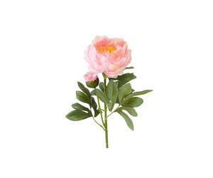 Tendances Fêtes - Tige Fleur Pivoine Bouton Artificiel 66CM Rose