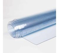 TENDEEVOLUTION Bâche de Protection Extérieur en PVC, Vente au Demi-mètre, différentes hauteurs et épaisseurs, Bâche Transparente Extérieur pour Jardin, Bateau, véranda (140 cm X 0,80 mm)