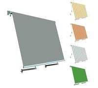 TENDEEVOLUTION Store Banne Extérieur Terrasse Personnalisable Enrouleur Motorisé ou Manuel. Protection Balcon, Store Banne Rétractable avec Supports (L. 245 cm X H. 260 cm)