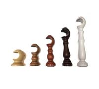 TENDEEVOLUTION Support Tringle Rideaux Bois 35mm, Support en Bois pour Rideaux 100% Made in Italy, plusieurs tailles et couleurs disponibles (ORME, PAIRE DE25CM)