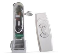 TENDEEVOLUTION Unité de Commande pour Store Banne avec Télécommande et Capteur Pluie, Vent et Soleil, Anémomètre Connecté pour Motorisation Automatique (Capteur de vent)