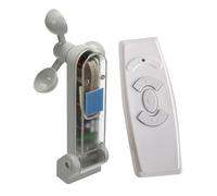 TENDEEVOLUTION Unité de Commande pour Store Banne avec Télécommande et Capteur Pluie, Vent et Soleil, Anémomètre Connecté pour Motorisation Automatique (Capteur de pluie et de vent)