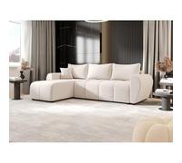 Tendencio Canapé d’Angle Convertible MOLIA (Beige)