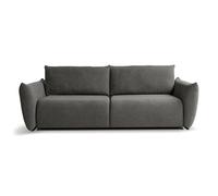 Tendencio Canapé Droit Convertible 3 Places ISSORIA - Tissu (Gris foncé)