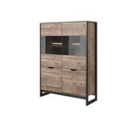 Tendencio Vitrine 2 Portes Industrielle ARDAN