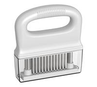 Tender à steak - Kit d'outils - En acier inoxydable - Presse-feuilles manuel - Équipement de cuisine haute performance - 48 aiguilles - Infuseur à marinade - Avec poignée - Pour dinde de bœuf