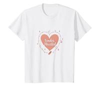 Tender Hearted : Je suis très vulnérable RN Emotional Art T-Shirt, Enfant, Blanc, 12 Ans