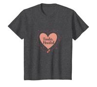 Tender Hearted : Je suis très vulnérable RN Emotional Art T-Shirt, Enfant, Chiné Foncé, 2 Ans