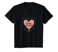 Tender Hearted : Je suis très vulnérable RN Emotional Art T-Shirt, Enfant, Noir, 12 Ans