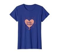 Tender Hearted : Je suis très vulnérable RN Emotional Art T-Shirt, Femme, Bleu Royal, L