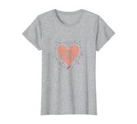 Tender Hearted : Je suis très vulnérable RN Emotional Art T-Shirt, Femme, Gris Chiné, L