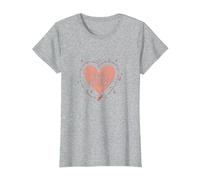 Tender Hearted : Je suis très vulnérable RN Emotional Art T-Shirt, Femme, Gris Chiné, XXL