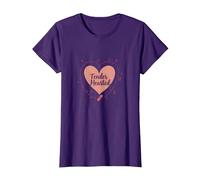 Tender Hearted : Je suis très vulnérable RN Emotional Art T-Shirt, Femme, Violet, S