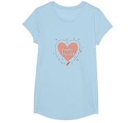 Tender Hearted : Je suis très vulnérable RN Emotional Art T-Shirt, Fille, Bleu Céleste, M