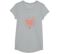 Tender Hearted : Je suis très vulnérable RN Emotional Art T-Shirt, Fille, Gris Chiné, M