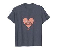 Tender Hearted : Je suis très vulnérable RN Emotional Art T-Shirt, Homme, Bleu Chiné, L