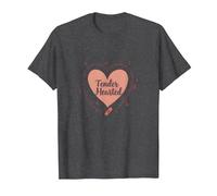 Tender Hearted : Je suis très vulnérable RN Emotional Art T-Shirt, Homme, Chiné Foncé, 4XL