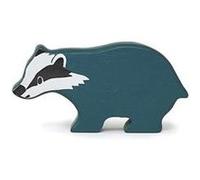 Figurine en bois Animaux de la forêt Blaireau 9 cm Tender Leaf Toys®