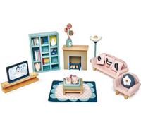 Tender Leaf Toys Dovetail Sitting Room Set, Ensemble de meubles pour poupées, 3 ans/années